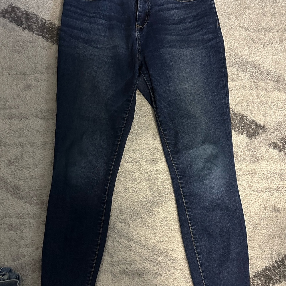 Kut from the Kloth Dark Blue Skinny Jeans